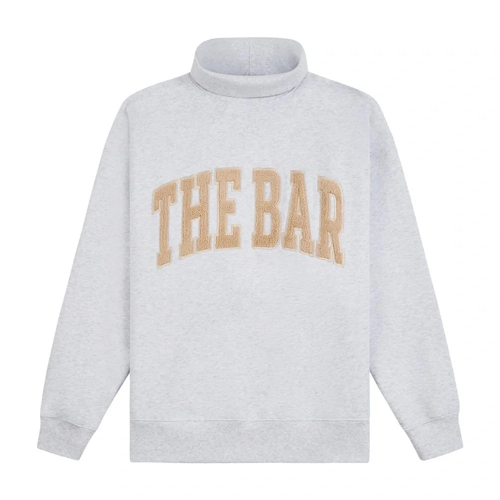 THE BAR | NWT! ARLO HIGHEST NECK LT HEATHER GREY/NUDE - Picture 2 of 4
